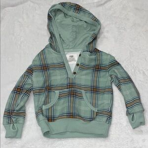Little Sleepies Plaid Pullover Hoodie